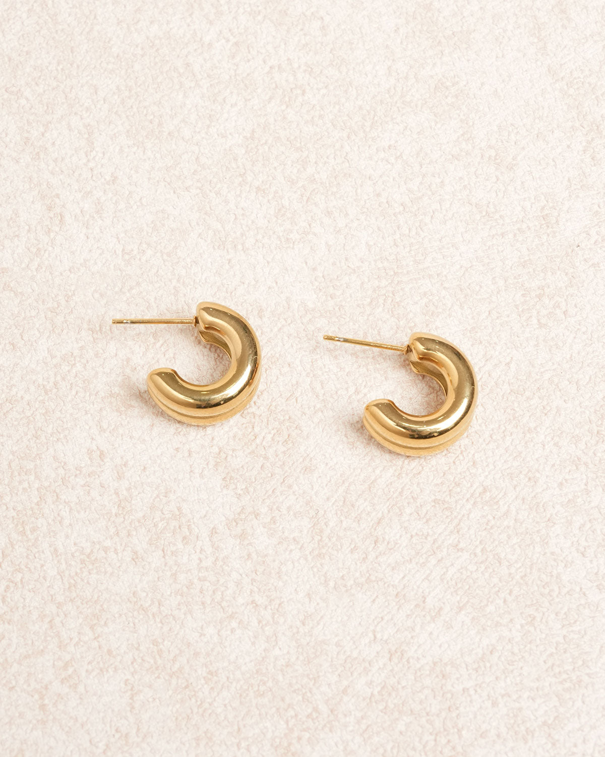 Gold Metal Earrings
