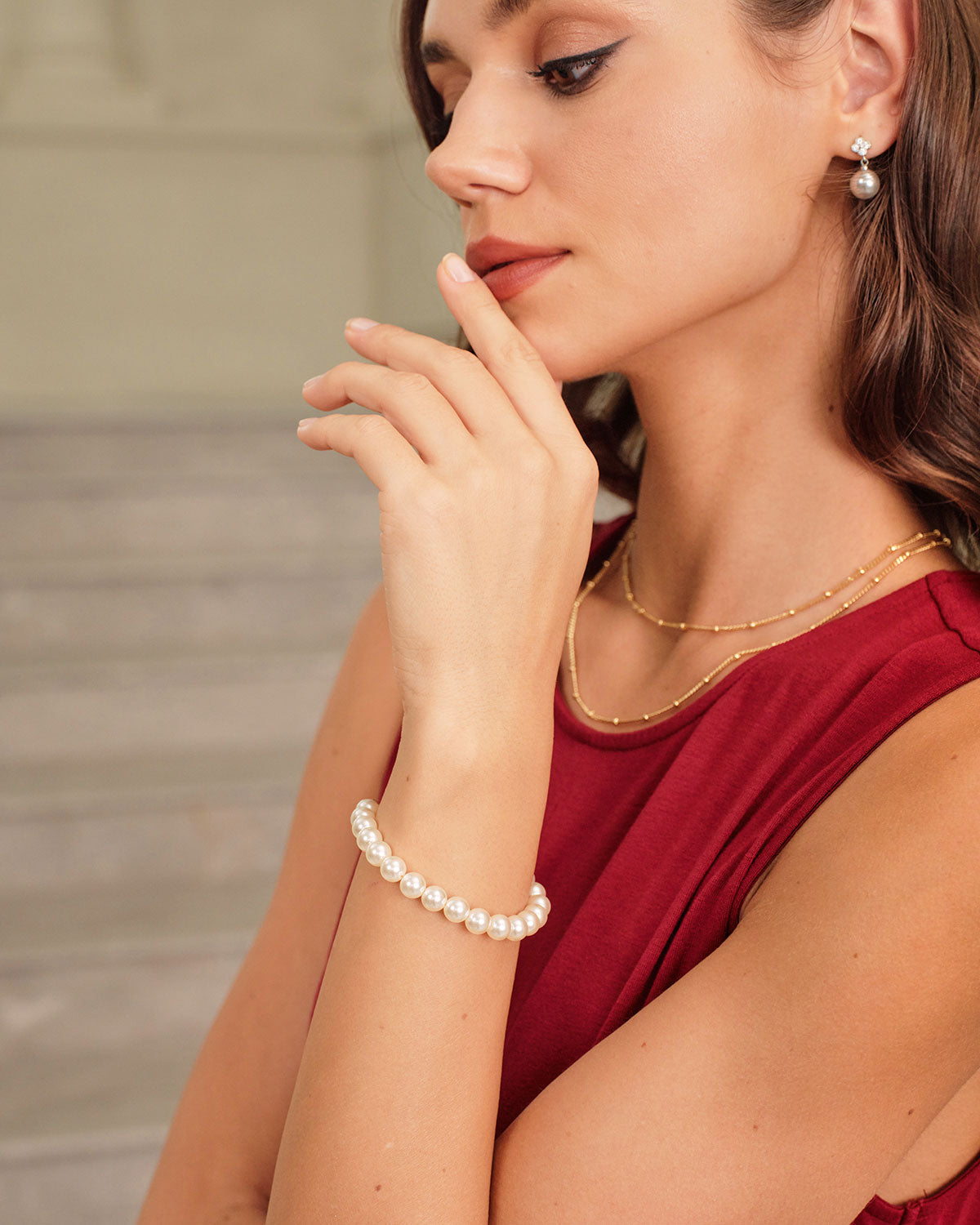 Women's Pearl Bracelet