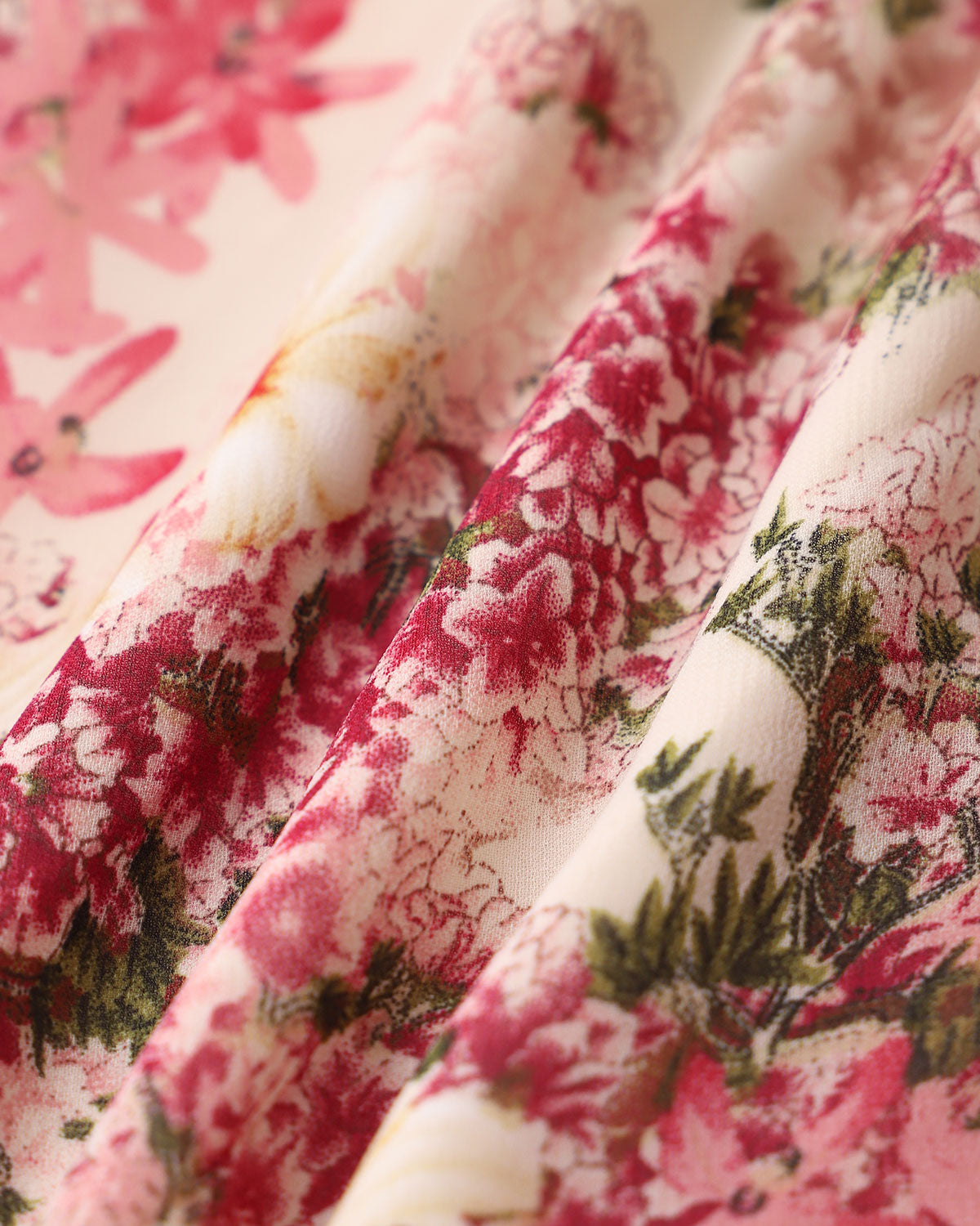 Pink Floral Ruffle Tie Strap Midi Dress