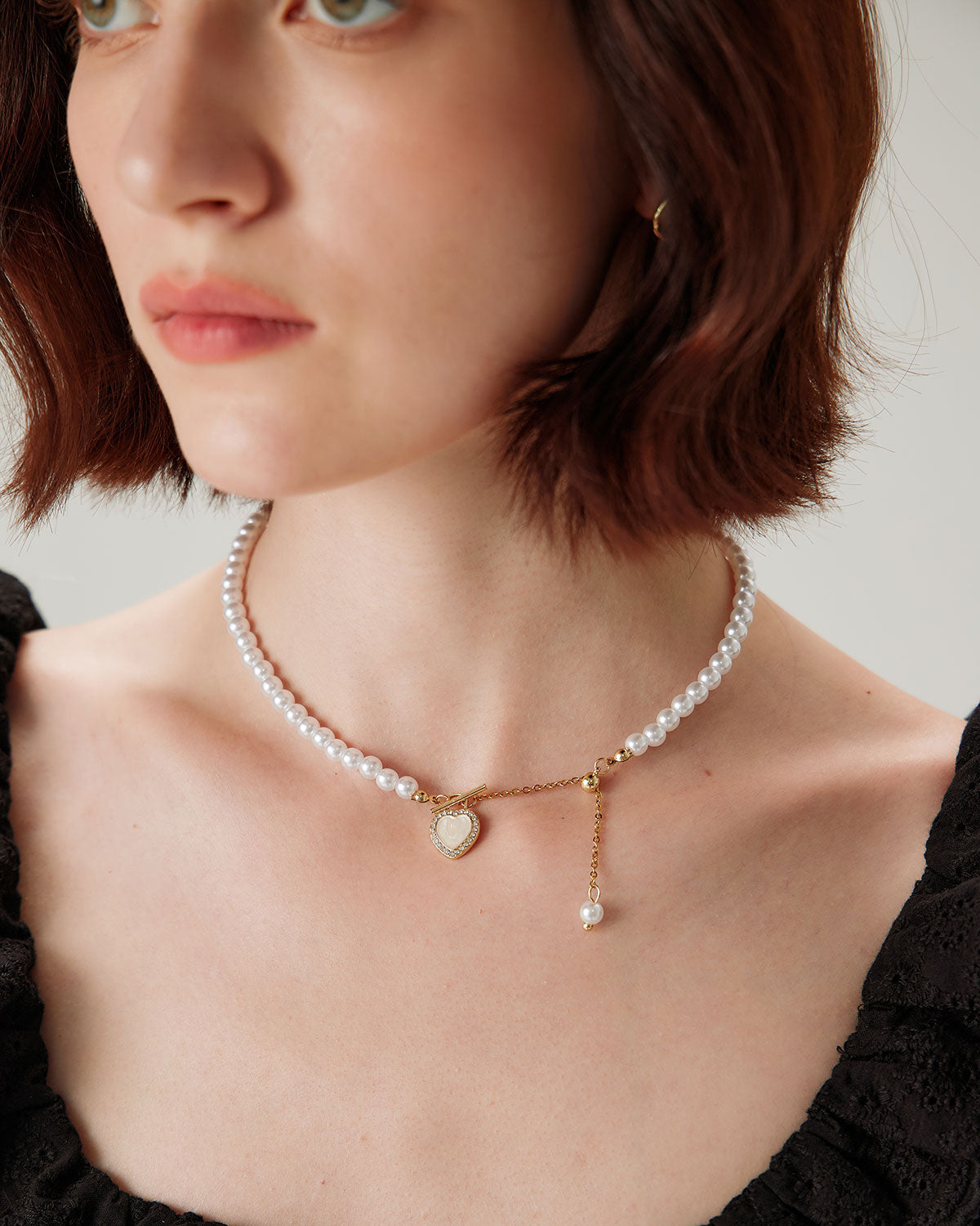 Alloy Pearl Necklace
