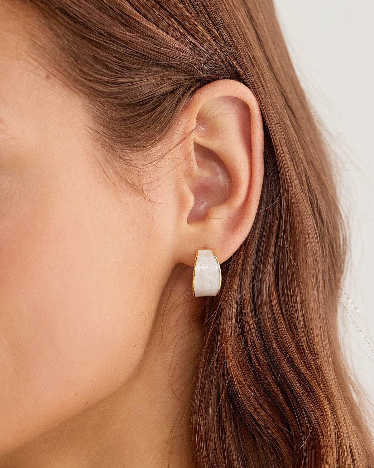 Silver Metal Earrings