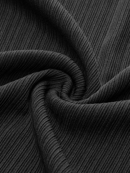 Metal Detail Pleated Blouse