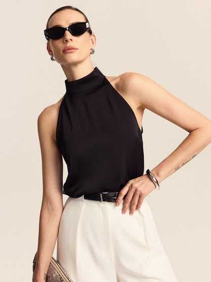 Satin Halter Top