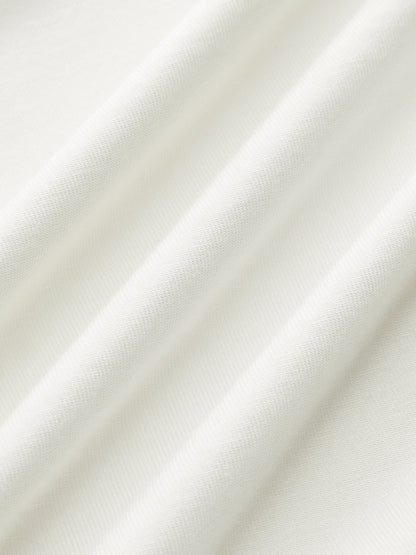 Semi-Sheer Ruched Waist Long-Sleeve Top