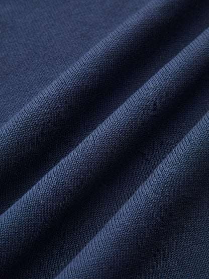 Golden Button Knit Vest Pants Set