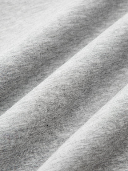 Striped Shirt Panel Crew Neck Sweatshirt