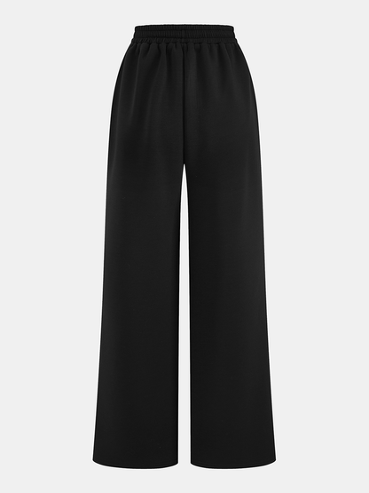 Off-Shoulder Sweatshirt & Drawstring Pants Set