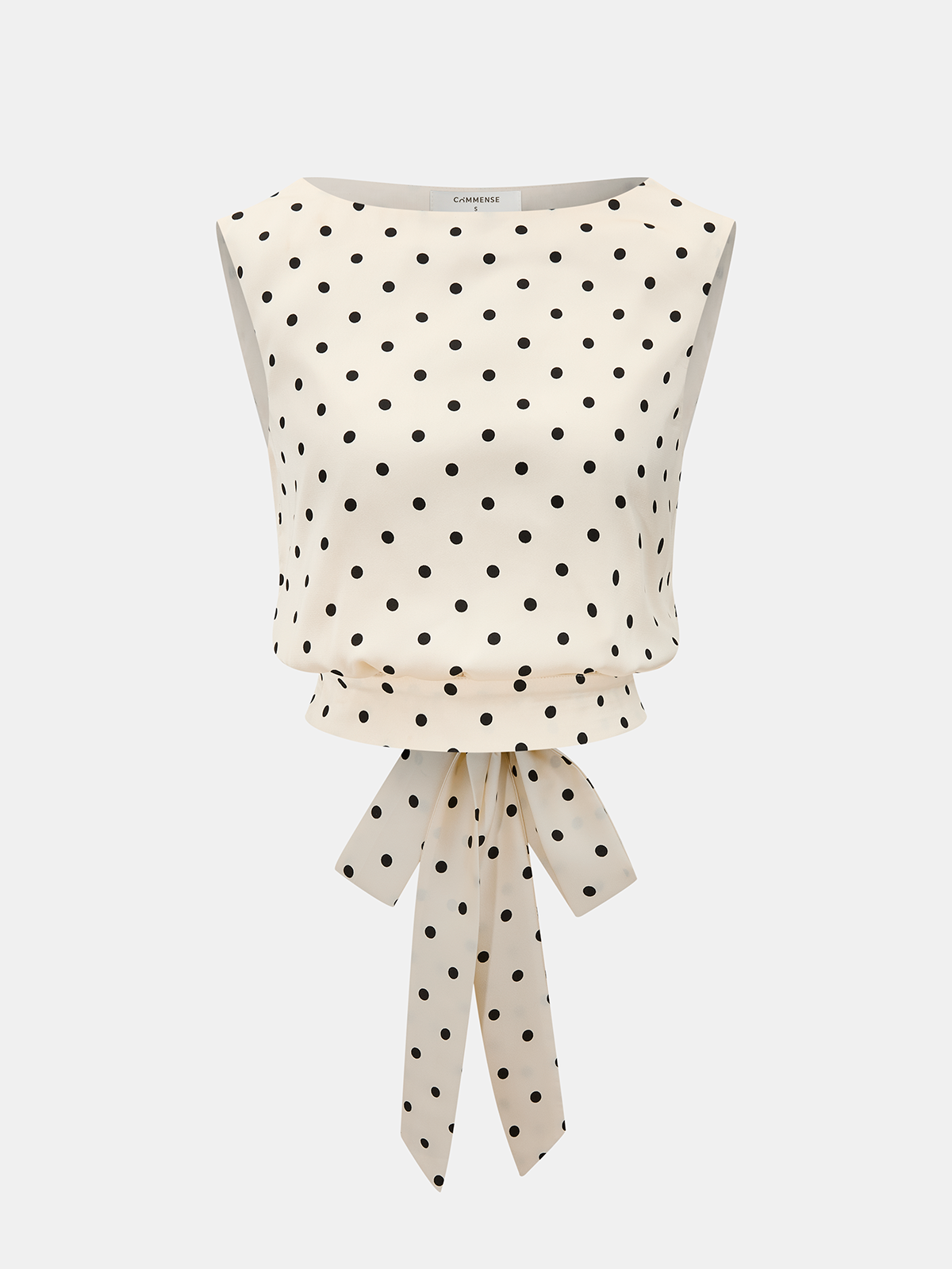 Polka Dot Sleeveless Top & Maxi Skirt Set