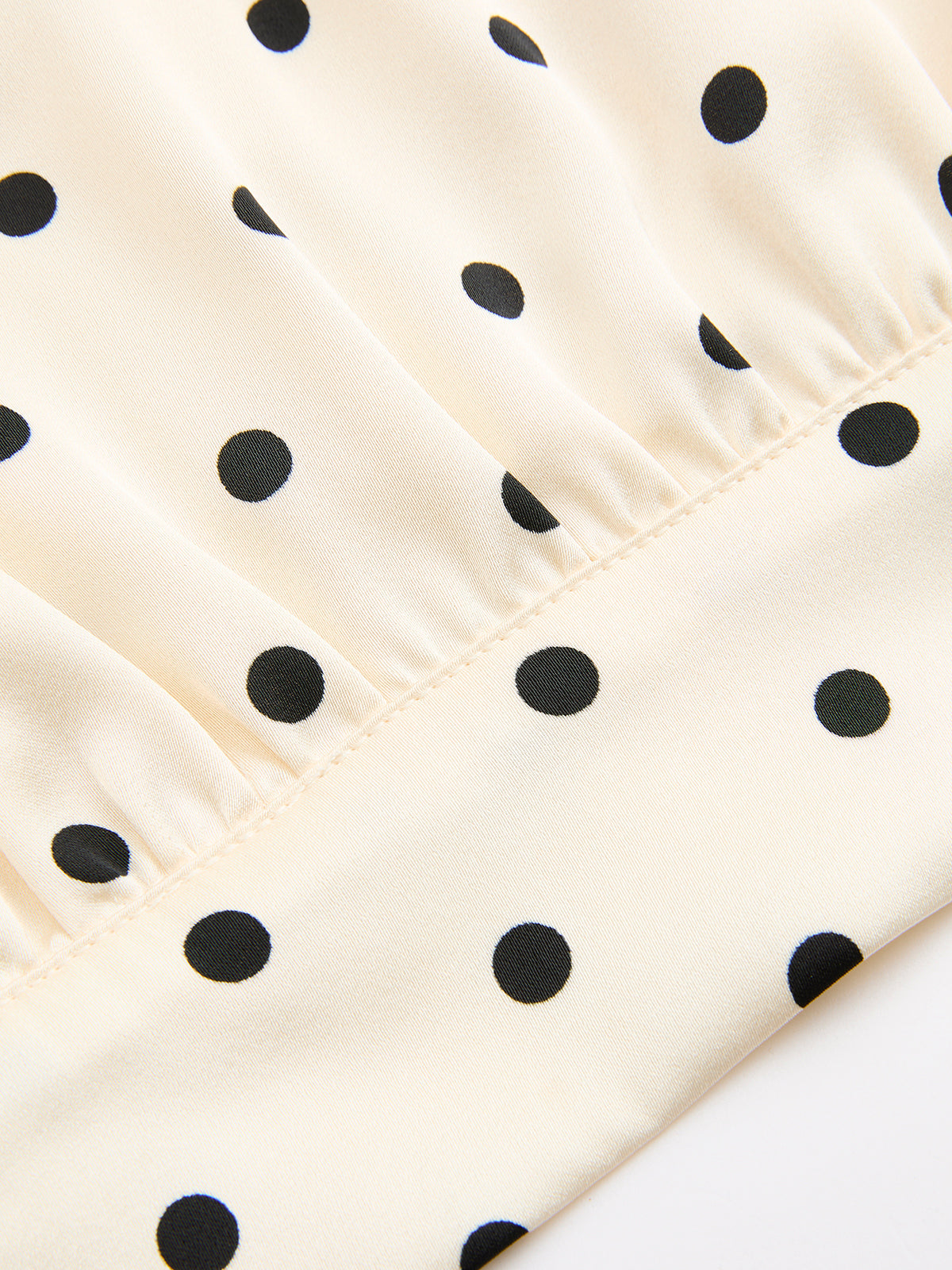 Polka Dot Sleeveless Top & Maxi Skirt Set