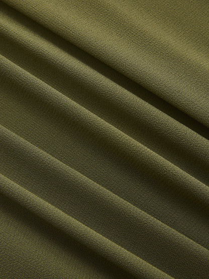 Semi-Sheer Puff-Sleeve Ruched Bodysuit