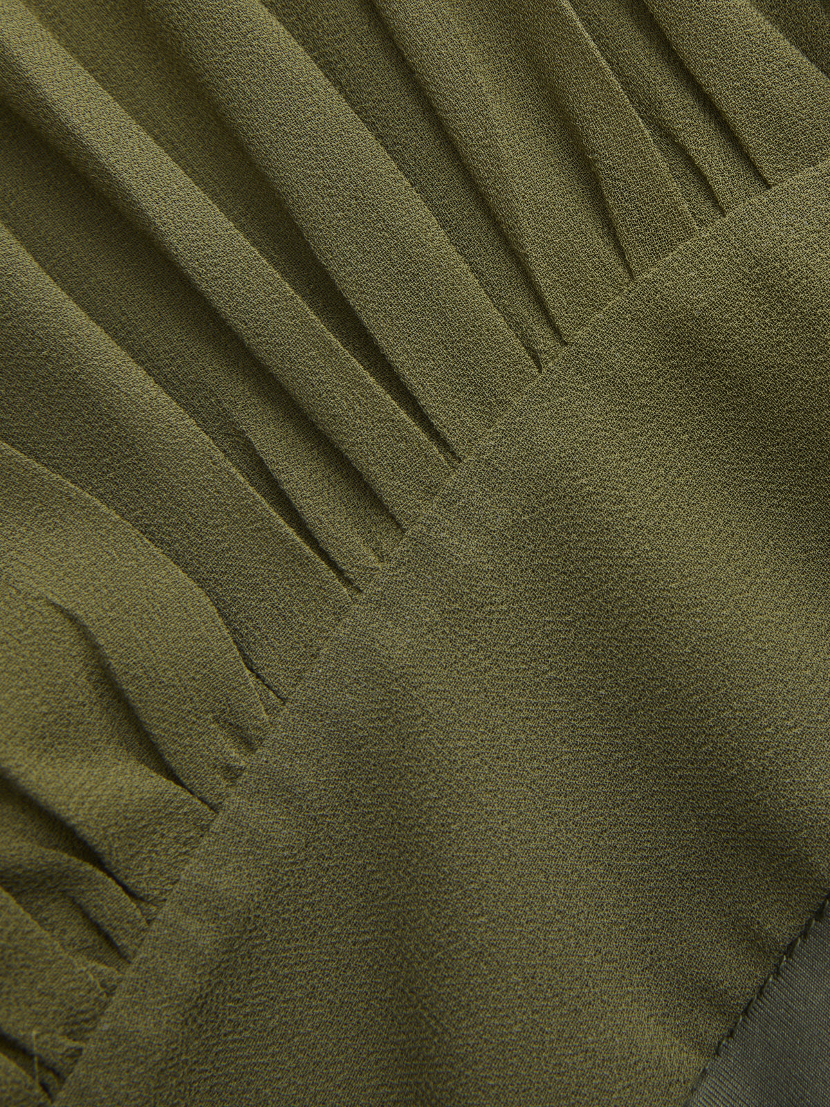 Semi-Sheer Puff-Sleeve Ruched Bodysuit