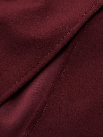 Cut-Out Cropped Sweatshirt & Bodycon Dress Set