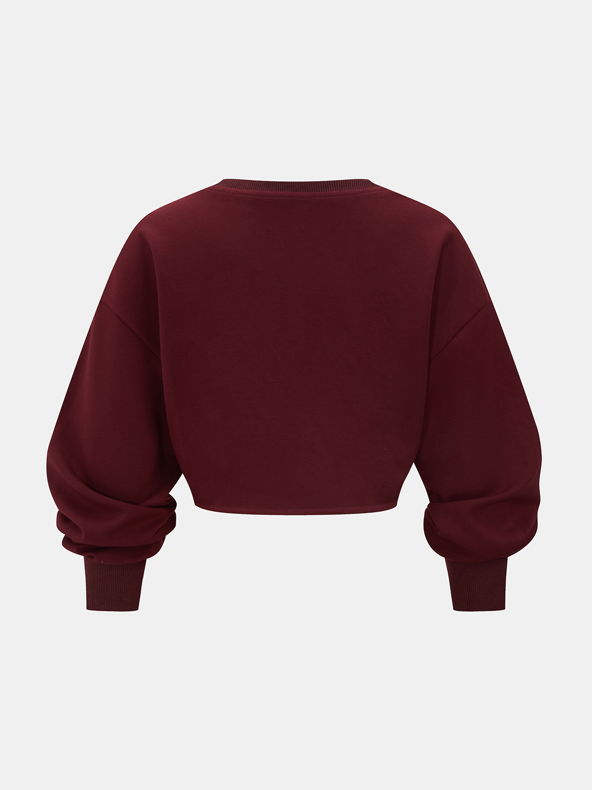 Cut-Out Cropped Sweatshirt & Bodycon Dress Set