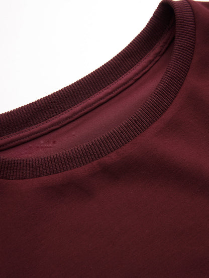 Cut-Out Cropped Sweatshirt & Bodycon Dress Set