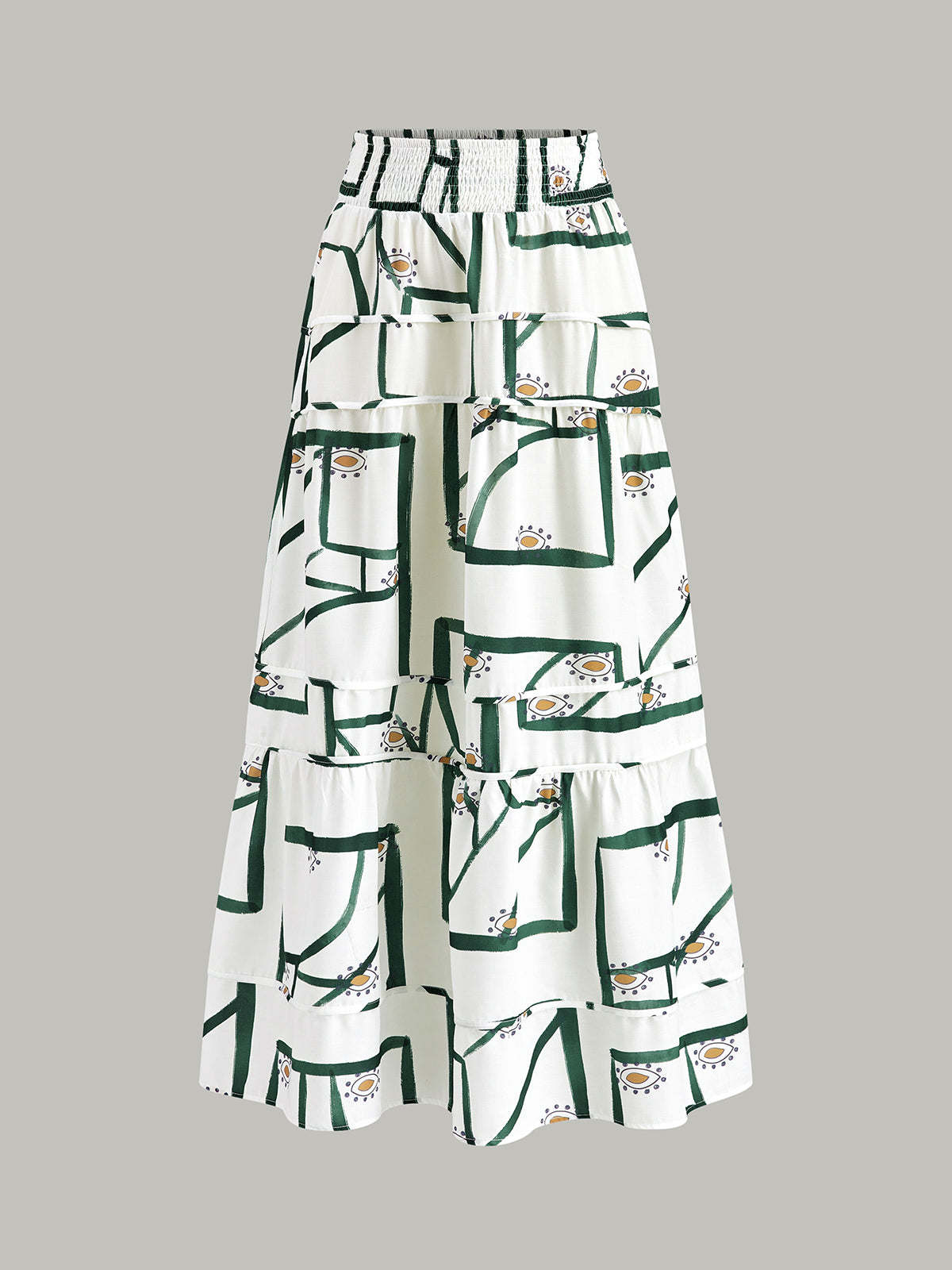 Front Tie Cami Top With Tiered Skirt Set