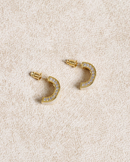 Silver Metal Earrings