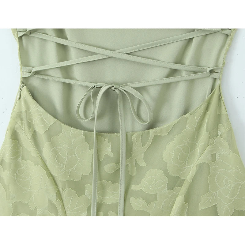 The Elara Floral Jacquard Maxi