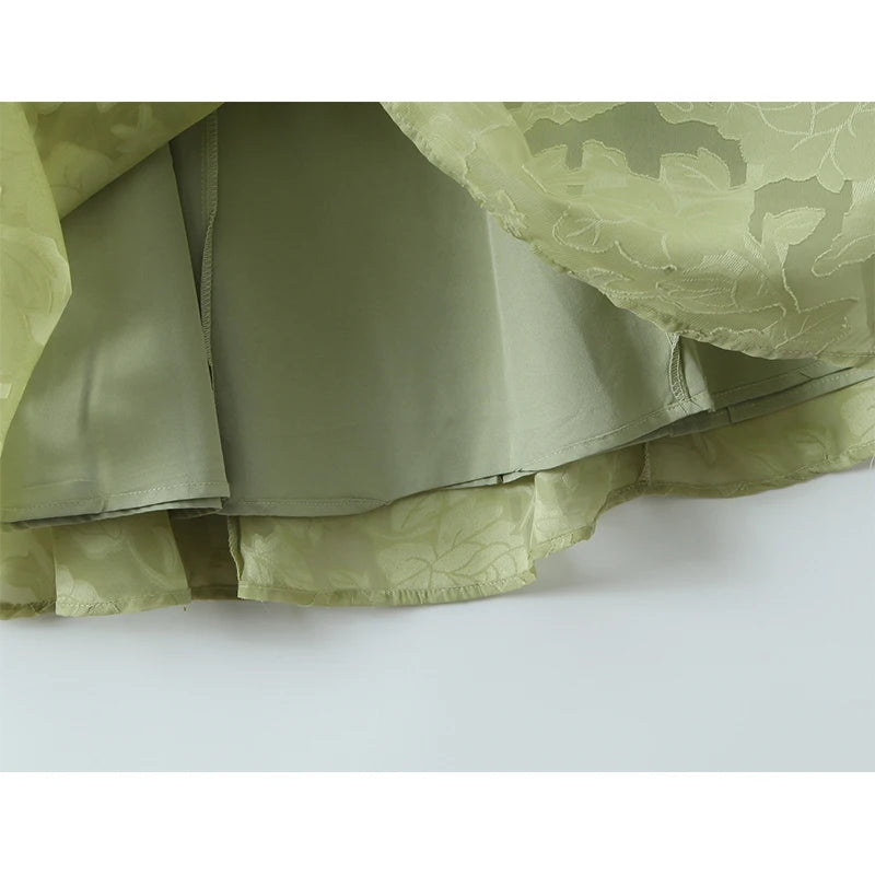 The Elara Floral Jacquard Maxi