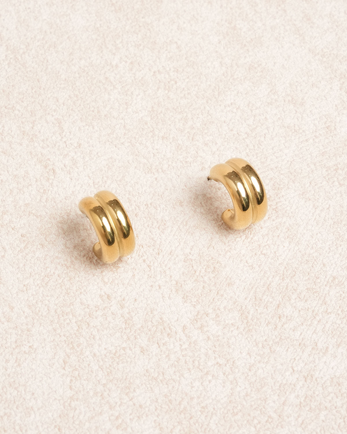 Gold Metal Earrings