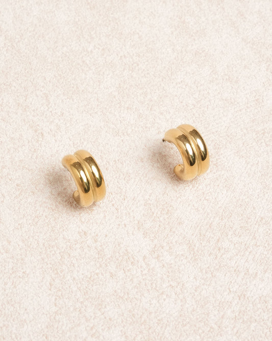 Gold Metal Earrings