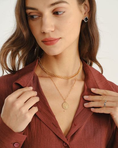 Women's Gold Alloy Necklace