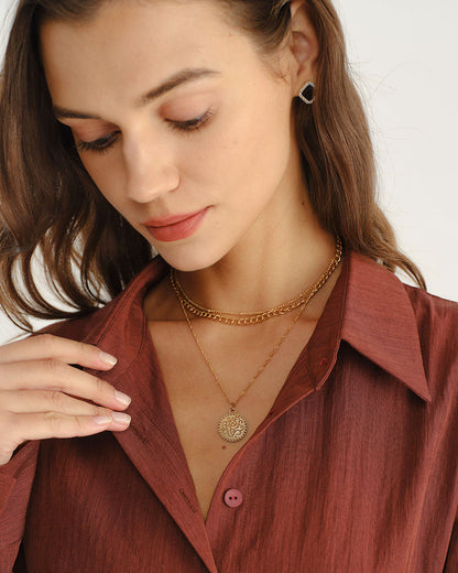 Women's Gold Alloy Necklace