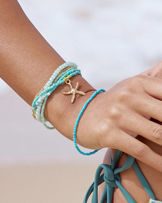 Blue Bohemian Beach Style Bracelet