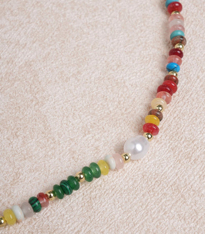 Women's Rainbow Stripes Necklace