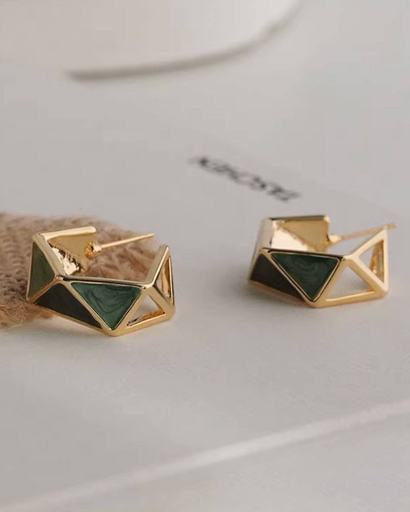 Green Earrings