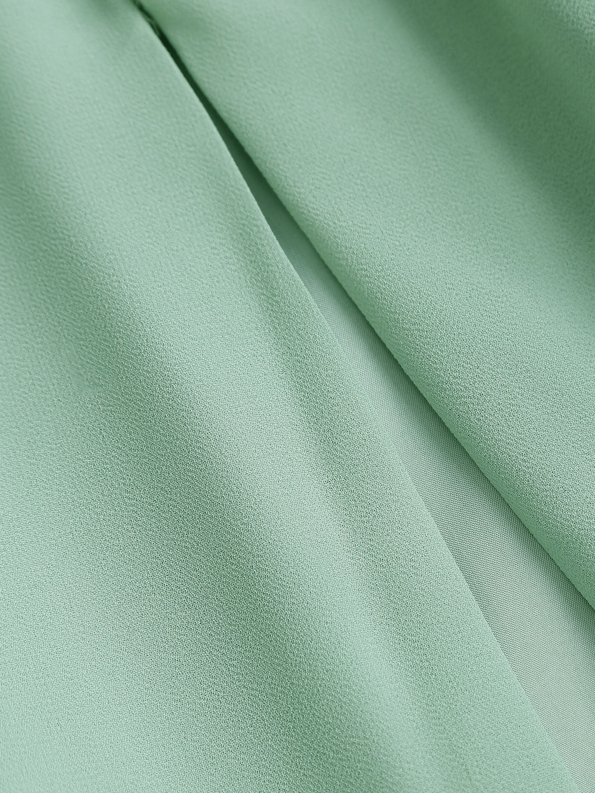 Green A-Line Backless Slip Maxi Dress