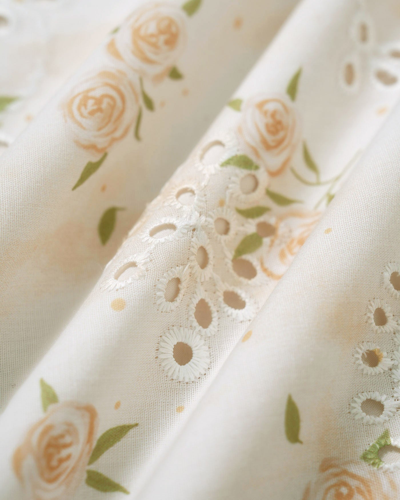 Yellow Floral Ruched Midi Dress