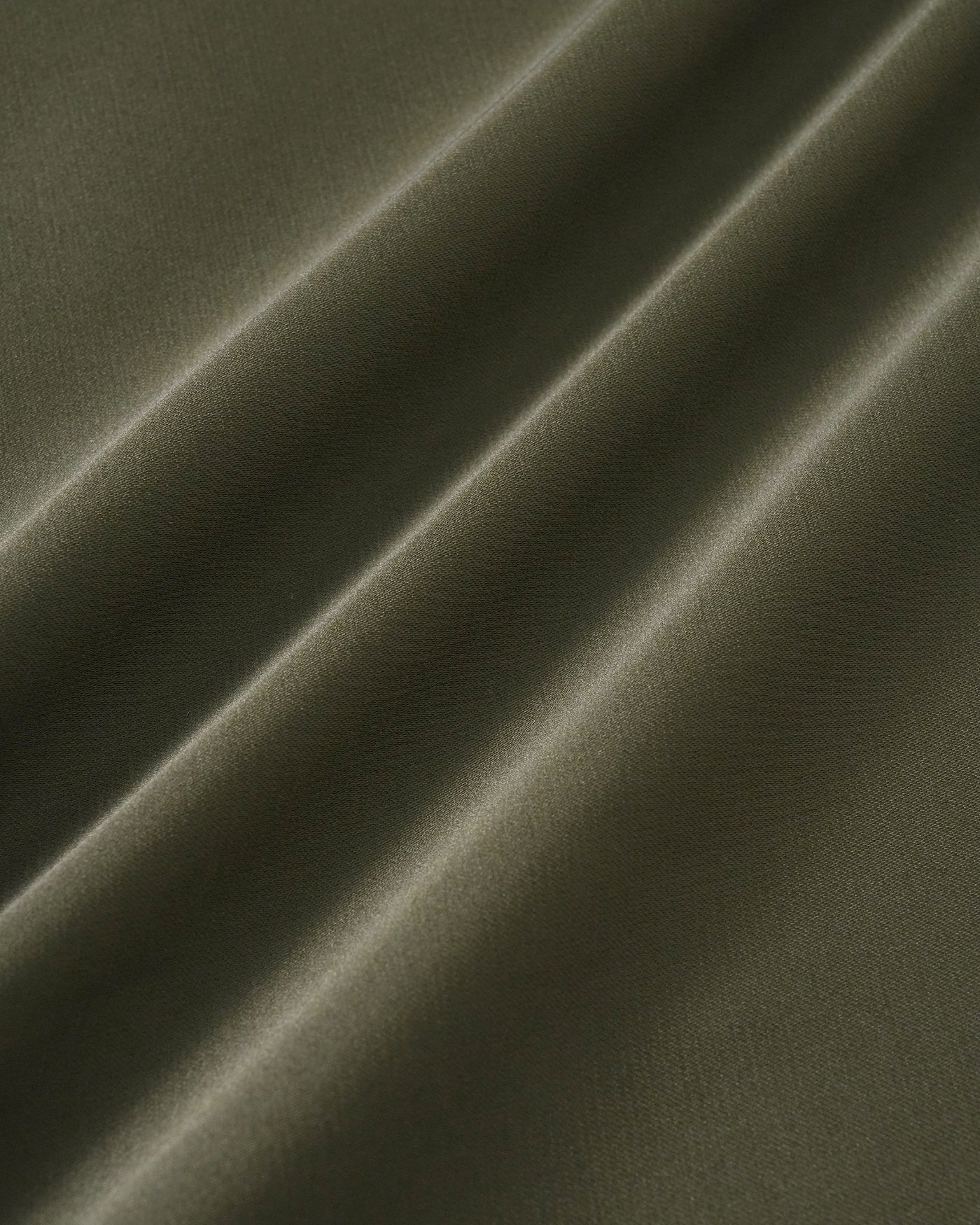 Green Lace Satin Midi Dress