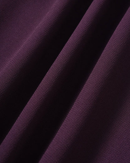 Purple Tie Strap Chiffon Mini Dress